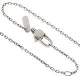 Gucci Necklace K18WG Silver Icon Twirl Diamond