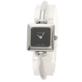Gucci Watches Quartz Stainless Steel , Stainless Steel Silver 1900L black dial Women