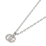 Gucci Necklace K18WG Silver GG running