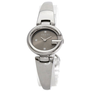 Gucci Watches Quartz 134.5 Stainless Steel Silver G balloon Silver dial
