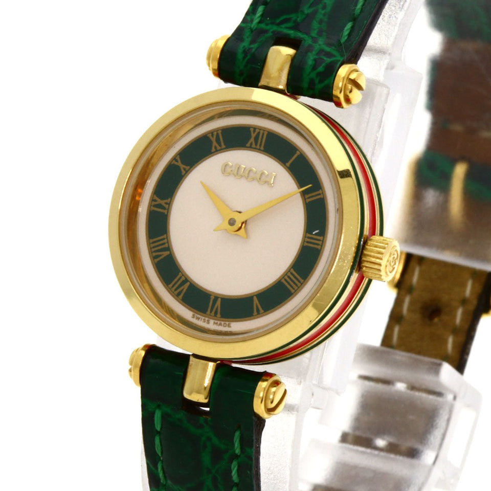 Gucci Watches Quartz Gold Plated gold Sherry line Ivory dial