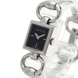 Gucci Watches Quartz 120 Stainless Steel Silver Tornavoni black dial
