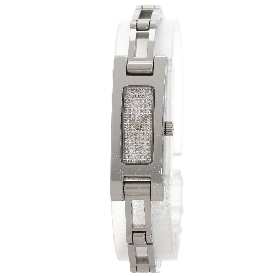 Gucci Watches Quartz 3900L Stainless Steel Silver Square face dial diamond diamond dial