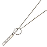 Gucci Necklace K18WG Silver lariat