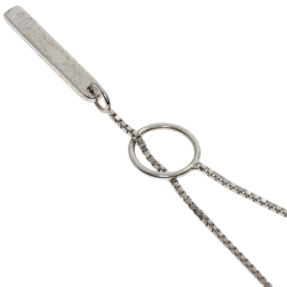 Gucci Necklace K18WG Silver lariat