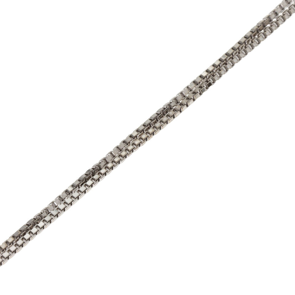 Gucci Necklace K18WG Silver lariat