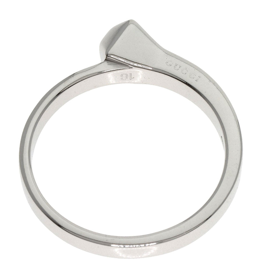 Gucci Ring K18WG Silver Nailhead #16