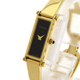 Gucci Watches Quartz 1500L Gold Plated gold Square face black dial