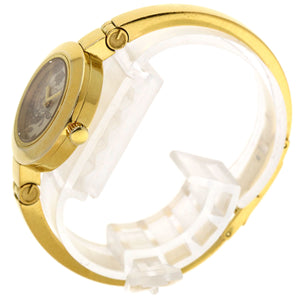 Gucci Watches Quartz 105 Gold Plated gold Flora Round Face gold dial