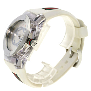 Gucci Watches Quartz 137.1 Stainless Steel white SYNC Silver dial