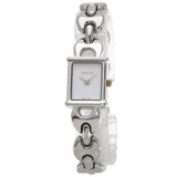 Gucci Watches Quartz 1800L Stainless Steel Silver Square face white dial