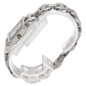 Gucci Watches Quartz 1800L Stainless Steel Silver Square face white dial
