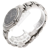 Gucci Watches Quartz 9040M Stainless Steel Silver Round face black dial