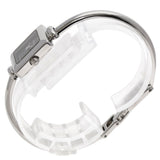 Gucci Watches Quartz 1900L Stainless Steel Silver Square face bangle black dial