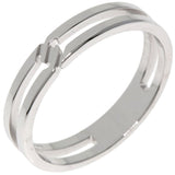 Gucci Ring K18WG Silver Infinity #16
