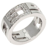 Gucci Ring K18WG Silver Multiple Diamonds
