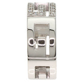 Gucci Ring K18WG Silver Multiple Diamonds