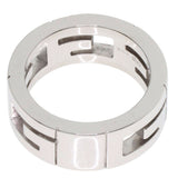 Gucci Ring K18WG Silver Multiple Diamonds