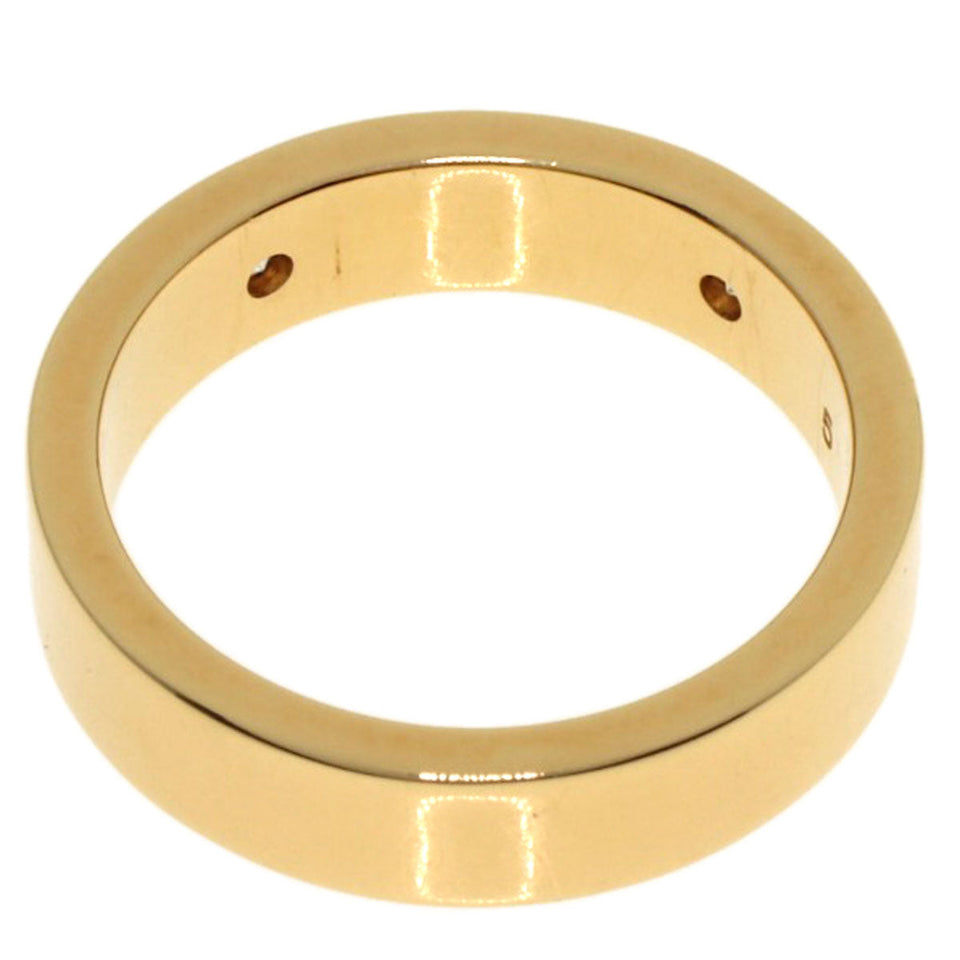 Gucci Ring 18K Yellow Gold gold Icon Print 2P Diamond #5