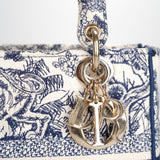 Christian Dior Lady Dior D-Lite Bag Medium in Canvas