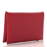 Hermes Epsom Calvi Card Case Rubis