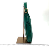 Gucci Jackie 1961 Green Leather Bag Small with Adjustable Strap