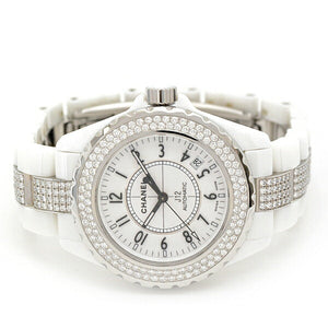 Chanel White Ceramic J12 Watch H1422