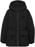 Luxury Burberry Logo Short Down Padding Black