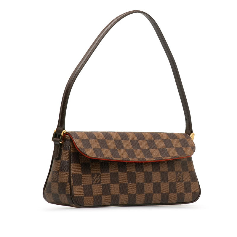Louis Vuitton Recoleta Shoulder Bag Brown PVC Louis Vuitton