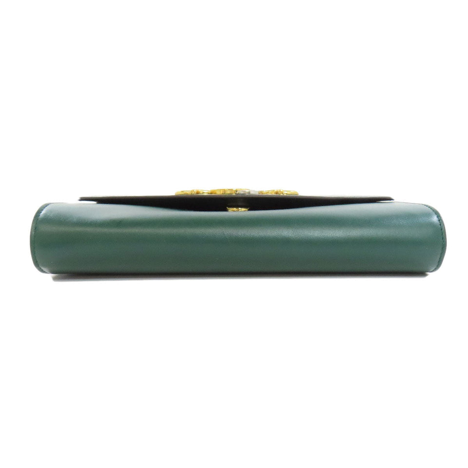 Gucci Handbag 572375 Calfskin green Zumi ChainShoulder