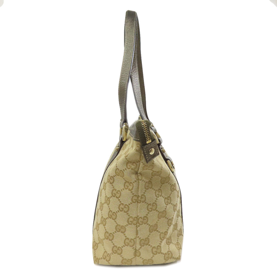 Gucci Tote Bag 141470 canvas Brown Abbey GG pattern