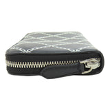 Burberry Long Wallet Purse leather black Chain motif Women(Unisex)