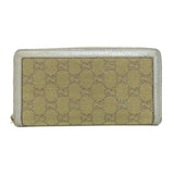 Gucci Long Wallet Purse 224252 canvas Brown GG