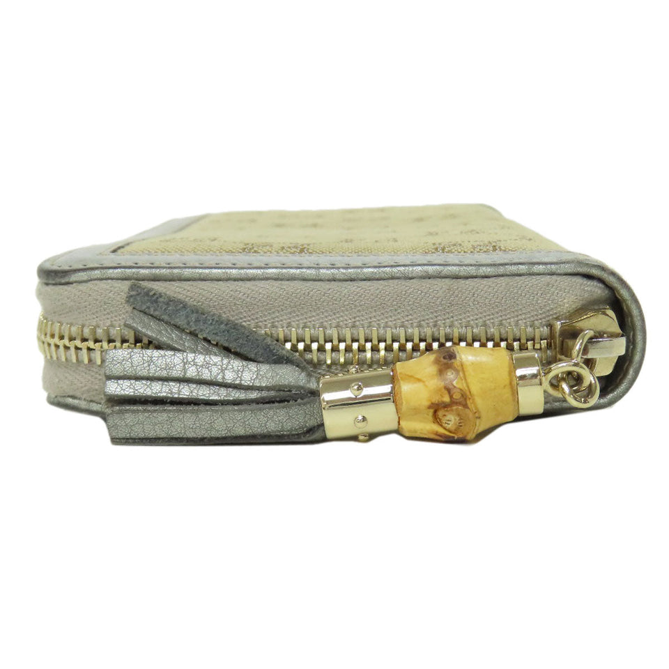 Gucci Long Wallet Purse 224252 canvas Brown GG