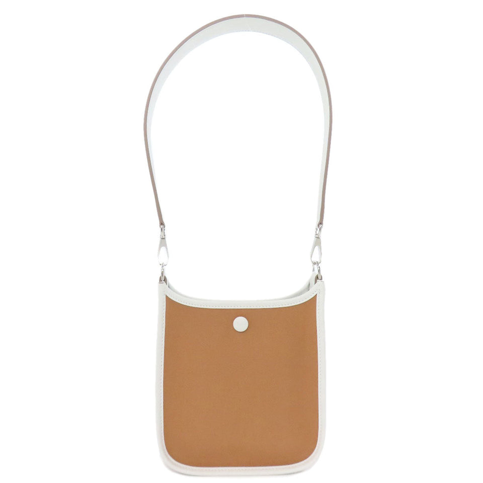 Hermes Handbag Towar Officche Brown Neo Evelyn 16 TPM SilverMetal