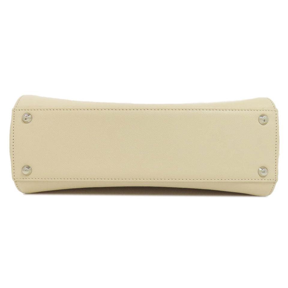 Burberry Handbag PVC beige logo Women