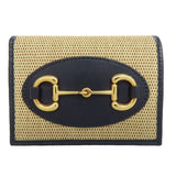 Gucci Bifold Wallet 621887 canvas beige Horsebit