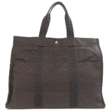 Hermes Tote Bag canvas gray Her LineGM