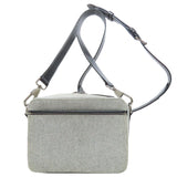 Burberry Shoulder Bag canvas gray logo