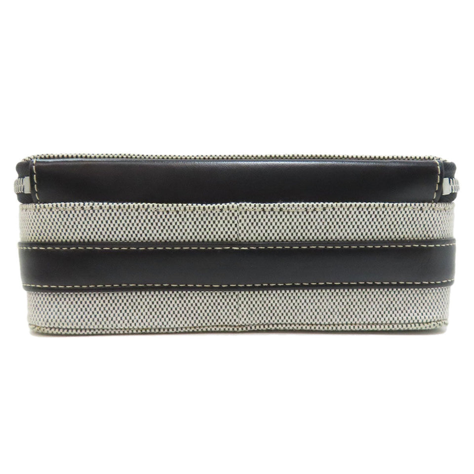 Burberry Shoulder Bag canvas gray logo