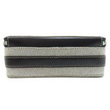 Burberry Shoulder Bag canvas gray logo