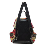 Burberry Backpack Nylon Brown Graffiti