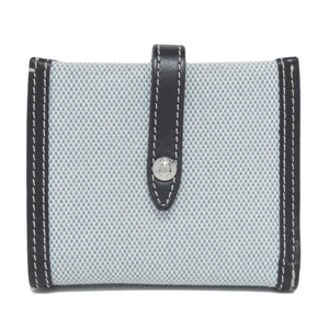 Burberry Bifold Wallet canvas blue logo Women