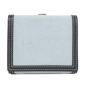 Burberry Bifold Wallet canvas blue logo Women