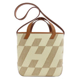 Hermes Handbag canvas Brown Ambie PM Women