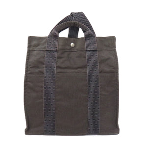 Hermes Handbag canvas gray Her Line ad MM