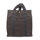 Hermes Handbag canvas gray Her Line ad MM