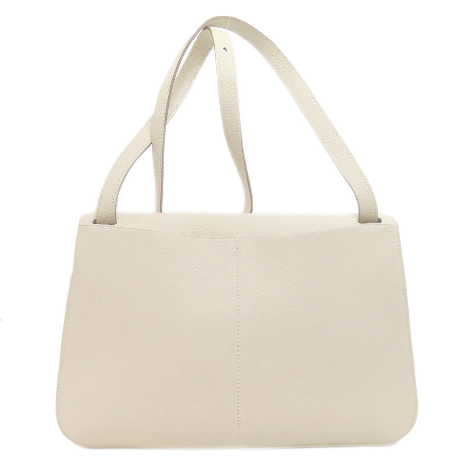 Hermes Handbag Taurillon Clemence white Arzan 31 SilverMetal