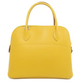 Hermes Tote Bag Epsom yellow Bolide 31 SilverMetal