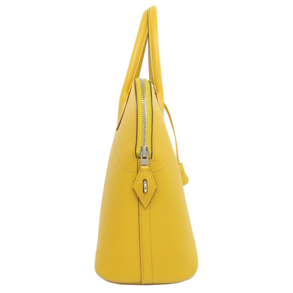 Hermes Tote Bag Epsom yellow Bolide 31 SilverMetal